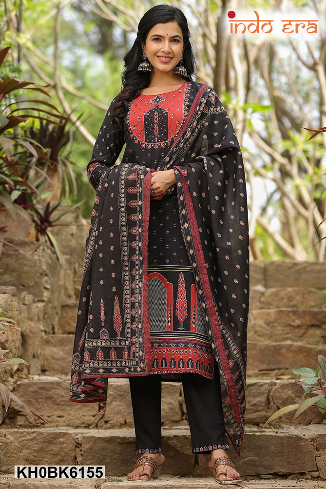 2489 Indo Era Summer Special Printed Cotton Kurti Bottom With Dupatta Wholesale Online
